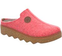Rohde - Foggia-D - Women's - Clogs - Slippers - Without Closure - Felt - Unlined - Temperature Regulating, red, 7 UK
