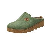 Rohde Foggia-D Women's Slippers, Slippers, Felt Slippers, Cuddly Warm, Warm Lined, Green, 8 UK