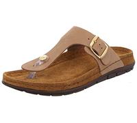 Rohde Rodigo-D 5860 Women's Leather Flip Flops, Beige, 6 UK