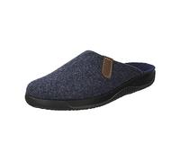 Rohde Soltau-H Men's Slippers Felt Slippers Cuddly Warm, Blue 46, 6.5 UK