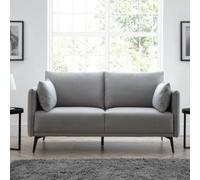 Rohe Grey Fabric 2 Seater Sofa