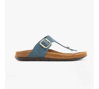 Rohe Rohde 5860 Womens Leather Mule Sandals Blue Jeans - UK 5