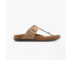 Rohe Rohde 5860 Womens Leather Mule Sandals Natural - UK 6