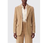 ROHE Single-Breasted Short Cotton Velvet Blazer with V-Neck Lapels - Size: 36 - female