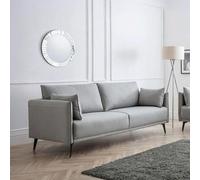 Rohe Sofa - 3 Seater - Grey Fabric