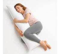 Rohi 6ft Full Body Pillow - Soft Polyester Filling Body Cushion with Polycotton Cover - Orthopaedic Long Bolster Pillow King Size (19”x72”) for Maternity, Side Sleepers, and Back & Neck Support