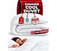 Rohi Anti Allergy 4.5 Tog Duvet King Size Bed Quilt - Soft & Breathable Luxurious Hollowfibre Quilt with Corvin Cover - Lightweight Comfort Cool King Duvet (Summer)