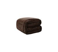 Rohi Fleece Blanket Single for Bed Couch & Sofa - Super Soft Fluffy Faux Fur Warm Solid Chocolate Bed Throws for Sofa Fleece Bedspread Blanket -