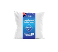 Rohi Hypoallergenic Cushion Inserts - Cushion Pillow Insert Square Decorative Pillow Stuffer for Sofa Couch Cushions (40x40 Cm)