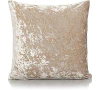 Rohi Luxury Crushed Velvet Cushion Cover Soft, Durable, and Elegant for Living Room & Bedroom Décor (Beige, 24" x 24")