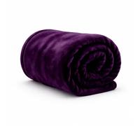 Rohi Plum Throw Blanket King Size 200x240cm | Super Soft & Warm Plush Fleece Throws For Sofas | Fluffy Blanket for Bed & Couch | Versatile & Lightweight Fleece Blanket for Adults