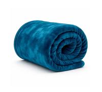 Rohi Teal Throw Blanket Single Size 127x152cm | Super Soft & Warm Plush Fleece Throws For Sofas | Fluffy Blanket for Bed & Couch | Versatile & Lightweight Fleece Blanket for Adults