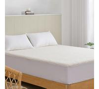 Rohi Thermal Fleece Underblanket Small Double - Faux Sheepskin 30cm Deep Extra Soft & Comfortable Thermal Mattress Protector with Elastic Corners for Comfort & Warmth - (Small Double)