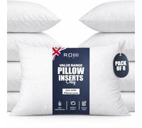 Rohi Value Range Pillows 8 Pack | Neck Support Hypoallergenic Pillow | Breathable Medium Firm Pillows for Back, Front & Side Sleepers | UK Made 45 × 66 cm