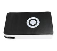 ROHMRHIE Professional Kick Pad Boxing Training Equipment Heavy Duty Focus Mitts Kick Foot Target for MMA Taekwondo Martial Arts PU Leather EVA Foam Black White 50x30x10cm