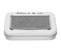 ROHMRHIE RISK Titanium Alloy M5*18 Stem Screws Set Mountain Bike Road Bicycles Bolts Replacement Accessories (Black)