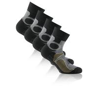 Rohner - Basic Trekking Quarter 2er Pack - Walking socks size 35-38, black