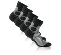 Rohner - Basic Trekking Quarter 2er Pack - Walking socks size 43-46, black/grey