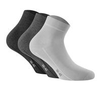 Rohner Basic Unisex Quarter Socks, 3 Pack - Sneaker Plus, Cotton