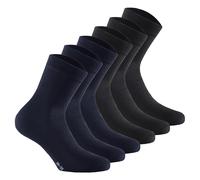 Rohner Basic Unisex Socks, 6-Pack - Soft Touch, Ankle Socks, Viscose Mix