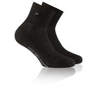 Rohner - Fibre Light Quarter - Sports socks size 39-41, black