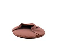 Rohrschneider Igloo Cushion for Dogs, Soft Cushion with Integrated Cave, Velvet Fabric, Removable Cover, Washable, Various Sizes and Colours (Rose, L: Diameter 80 x Height 22 cm)