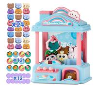ROHSCE Mini Claw Machine for Kids | Electric Vending Arcade Game with Mini Prizes, Candy Claw Machine Toys, Adjustable Sound and Music, Birthday Gifts for Girls