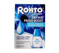 Rohto Dry Aid Fresh Boost Refreshing Sensation Eye Drops, 10ml (Pack of 1)