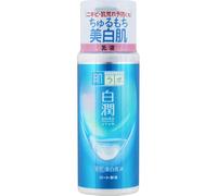 Rohto Hada Labo Shirojyun Medicated Whitening Milky Lotion, High-Purity Arbutin & Nanohyaluronic Acid, 140ml