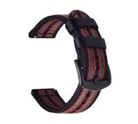 Roicoy Quick-Release Nylon Canvas Watch Bracelet - Fits 18mm, 20mm, 22mm, 24mm, Men’s Sporty Accessory