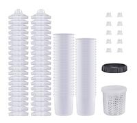 ROIIKETU Professional Disposable Mixing Cup 25 x 600 ml with Scale, Ideal for Automotive Paint