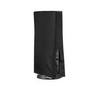 ROIPIN Dust Cover for PS5 Slim Digital Edition & Disc Edition Console, Anti-Scratch Waterproof Protective Case, Dust Sleeve Guard Cover for Playstation 5 Slim Digital Edition & Disc Edition (Black)