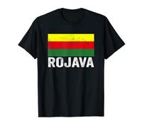 Rojava Flag Kurdish Kurds T-Shirt