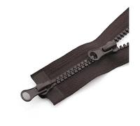 Replacement Zips, Zips 3pcs Zipper DIY Jacket Open-End Zippers for Clothes Sleeping Bag Coat Sewing Two-Way Zipper Heads(Brown,90CM-5#)