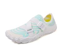 Rojeam Barefoot Water Shoes for Men Women Quick Drying Sports Aqua Socks, Blue, 4 UK