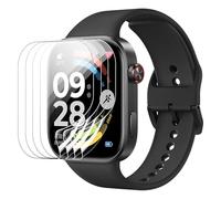 Rojeuinn 4-Piece Screen Protector for Xiaomi Redmi Watch 6 Tempered Glass with Easy Installation Tools, Bubble-Free, Anti-Scratch