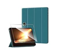 Rojeuinn Case for Oneplus Pad Lite/Oppo Pad SE 11 Inch 2025 Tablet Case Cover + 1 Piece Protective Glass Screen Protector - Green