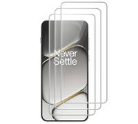 Rojeuinn Pack of 3 tempered glass for Oneplus 15R 5G protective film, HD screen protector, protective glass, full coverage, oil-resistant, 9H hardness, anti-scratch screen protector