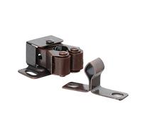 Rok 10 Pack Hardware Roller Catch Brown Oil-Rubbed Bronze Copper Finish Heavy Duty Latch For Cabinet Closet Doors ROKRLCS