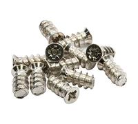 Rok 100 Pack Hardware #6mm x 13mm (1/2) Pozi Cross Flat Head Euro Screws Type B Point Fasteners