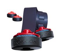 Rok Lok PRO Red Top - Universal Quick-Change Guitar Strap Lock System - Rubber coated for Finish Protection - No Tools, No Mods, Fits Most Electric, Acoustic & Bass Guitars