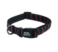 ROK Strap Collar, Small, Black/Red Detail