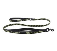 Rok-Strap Dog Lead 3-in-1 Stretch Lead, S, Black/ Green