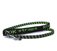 ROK Strap Dog Lead, Large, 36-Inch, Black/Green Detail