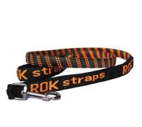 ROK Strap Dog Lead, Large, 36-Inch, Black/Orange Detail