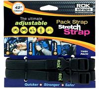 ROK Straps 12-42 Adjustable Loop-Thru -2Pk BLACK