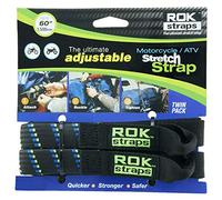 ROK STRAPS MOTORCYCLE LUGGAGE STRETCH STRAP 60″ BLACK/BLUE/GREEN