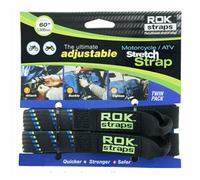 ROK STRAPS MOTORCYCLE LUGGAGE STRETCH STRAP 60″ BLACK/BLUE/GREEN