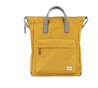 ROKA Bantry Tote Backpack for Women, Men & Kids - Nylon Small Backpack w/Multi Pockets, & Adjustable Straps for Work, School, Travel - Corn Yellow