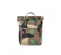 ROKA Canfield B Collection Sustainable Nylon Zip Top Roll-Top Tote Backpack, Vintage Camo